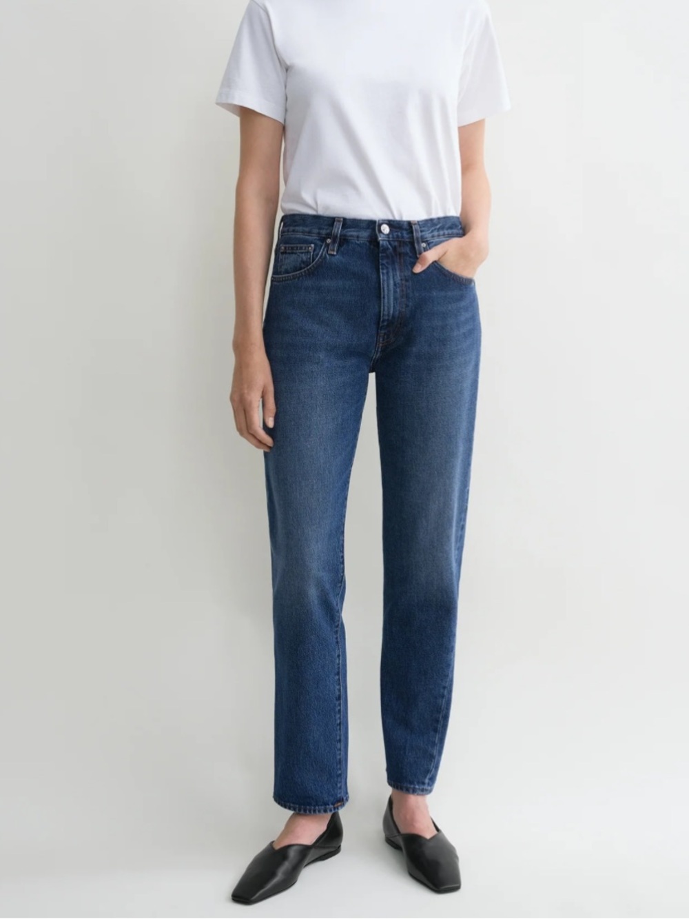 Toteme Twisted Seam Straight Leg Jeans